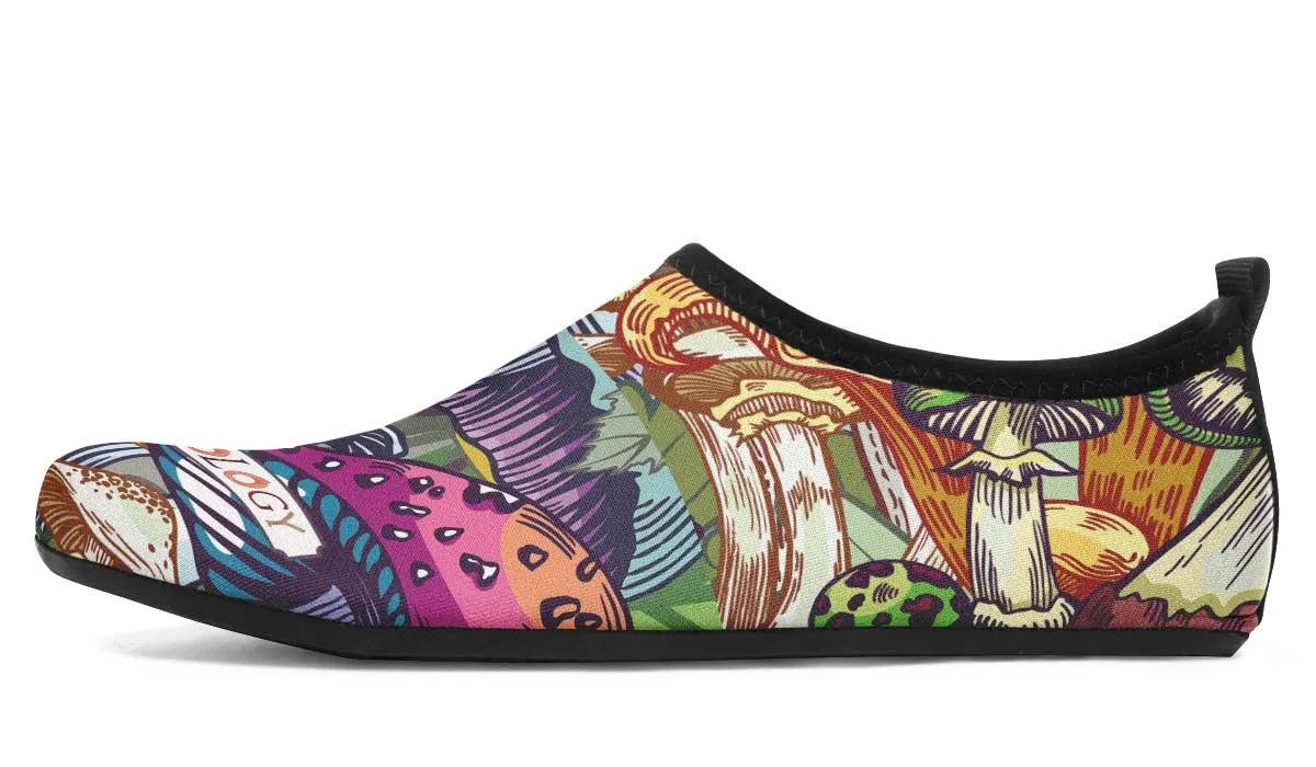 Colorful Mycology Aqua Barefoot Shoes