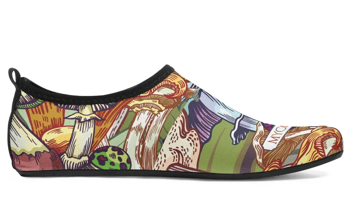 Colorful Mycology Aqua Barefoot Shoes