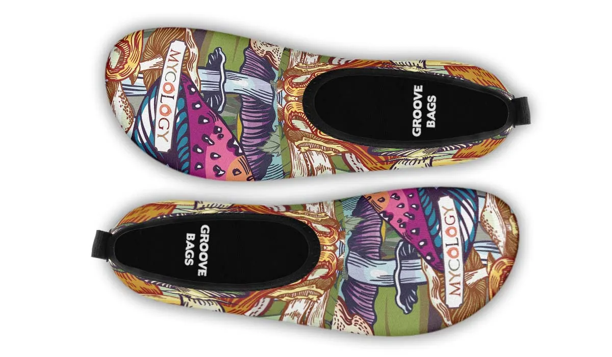 Colorful Mycology Aqua Barefoot Shoes