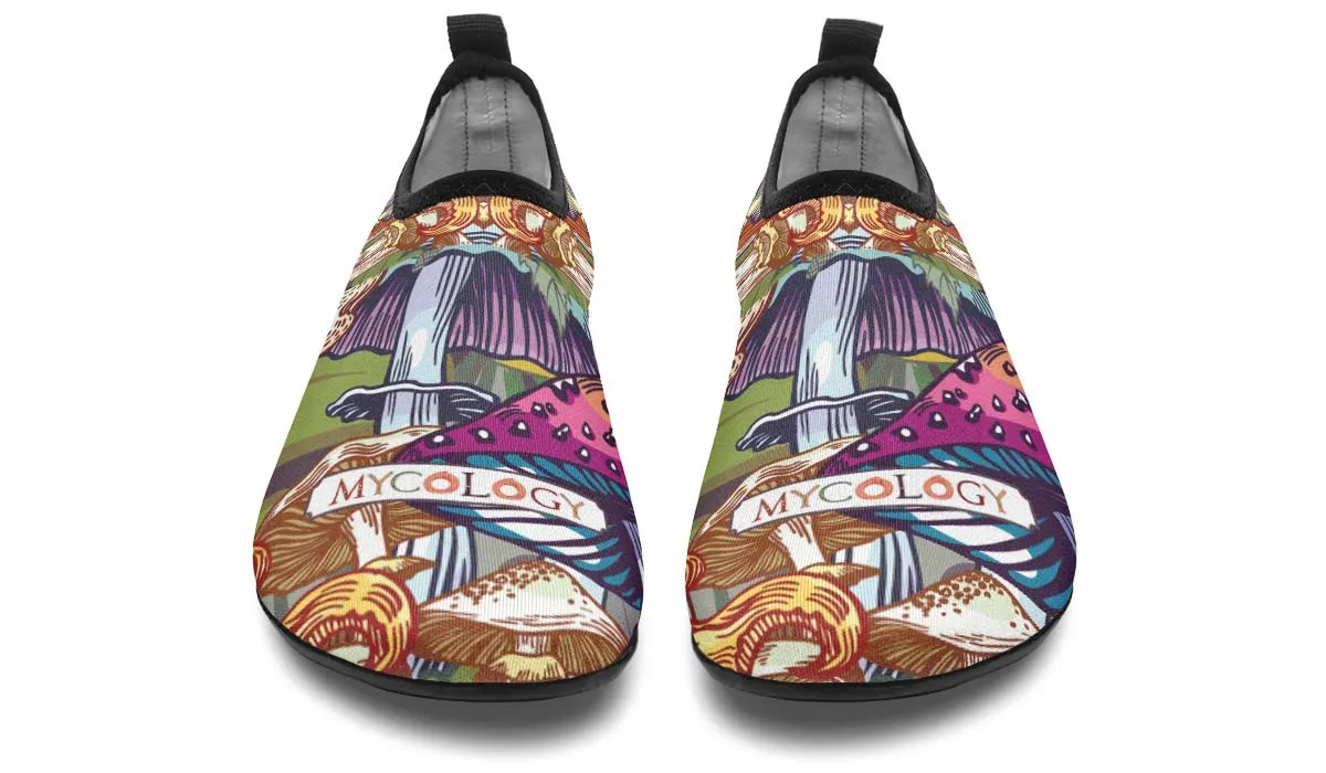 Colorful Mycology Aqua Barefoot Shoes