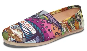 Colorful Mycology Casual Shoes