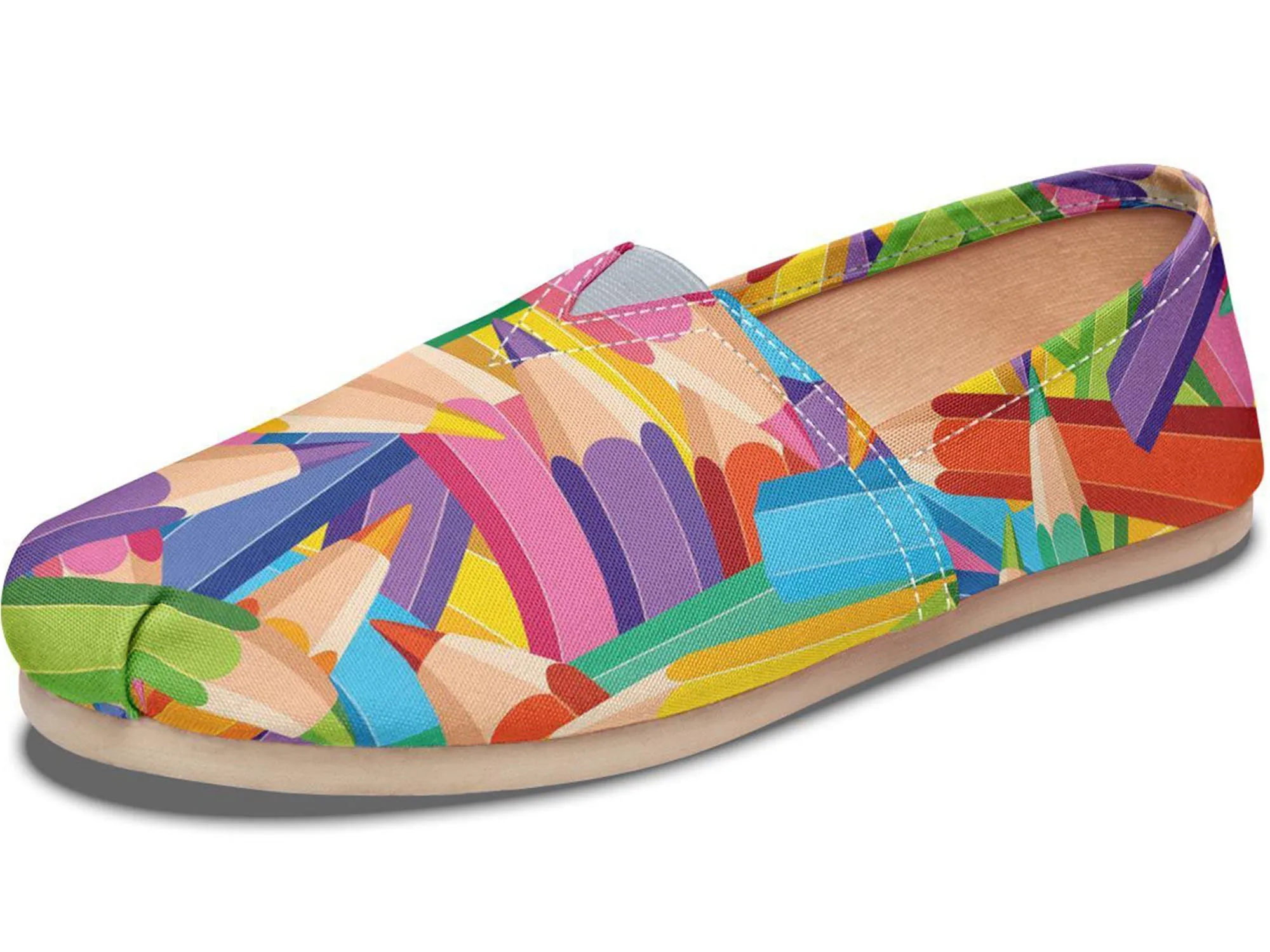 Colorful Pencils Casual Shoes