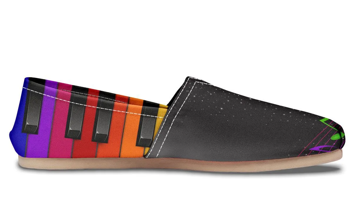 Colorful Piano Casual Shoes