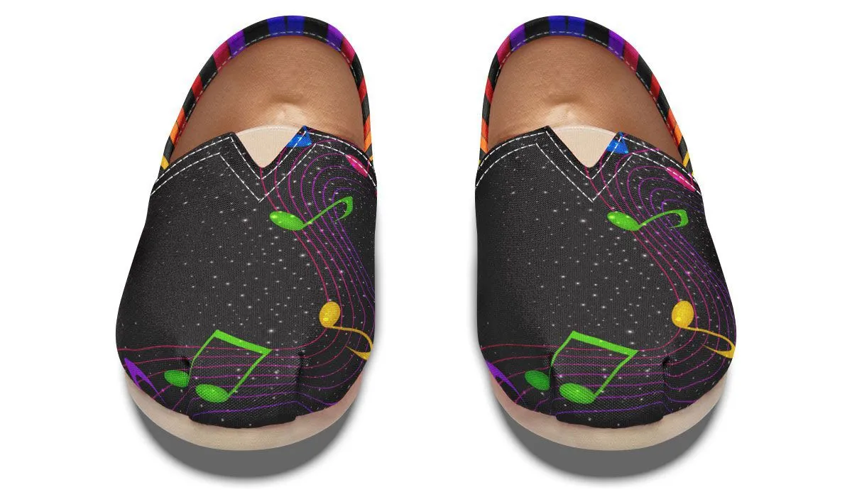 Colorful Piano Casual Shoes