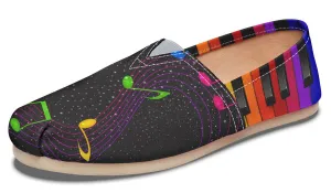 Colorful Piano Casual Shoes