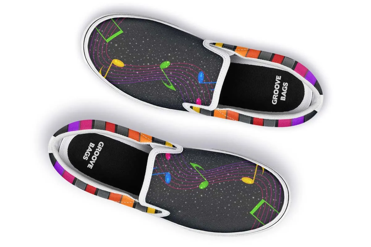 Colorful Piano Slip-On Shoes