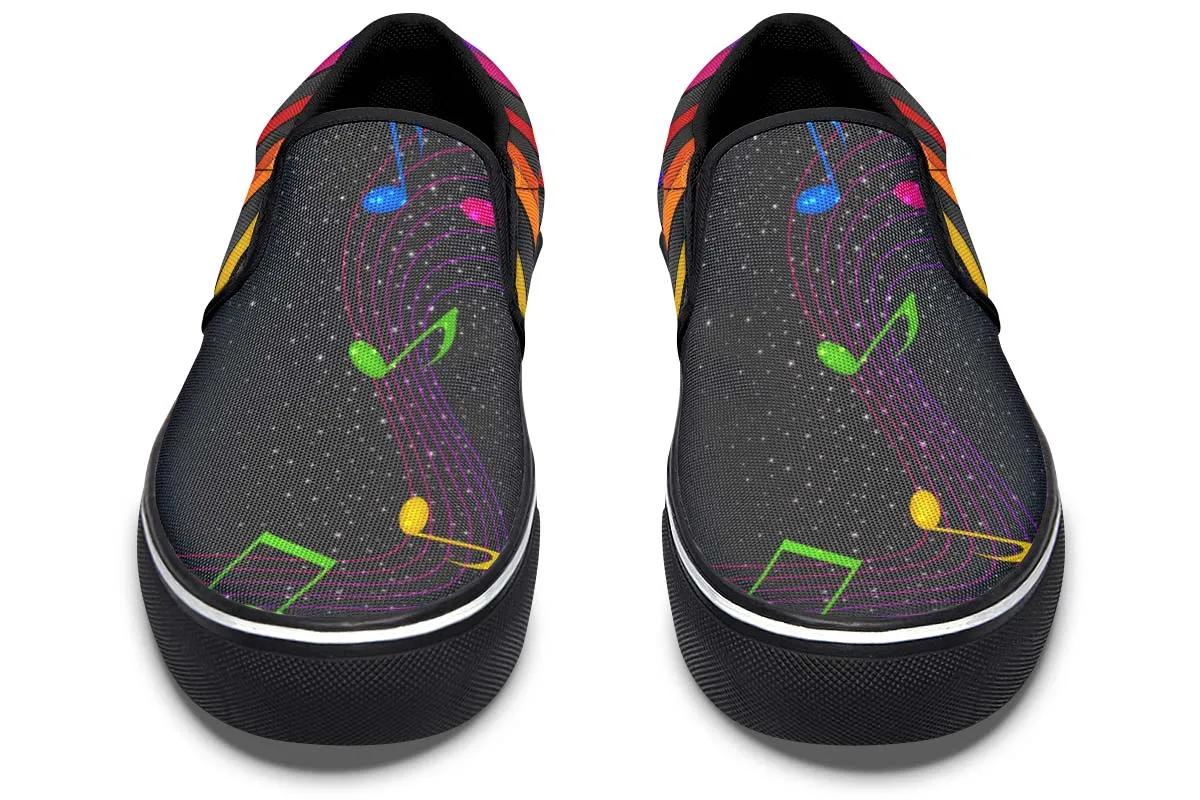 Colorful Piano Slip-On Shoes