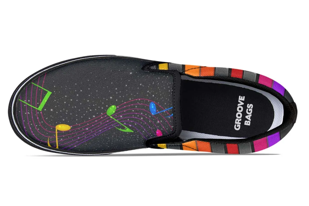 Colorful Piano Slip-On Shoes