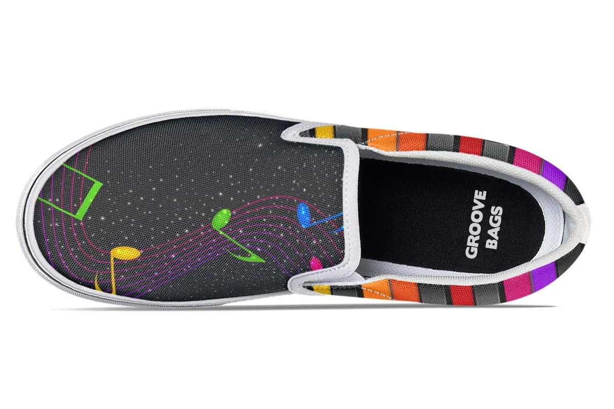 Colorful Piano Slip-On Shoes