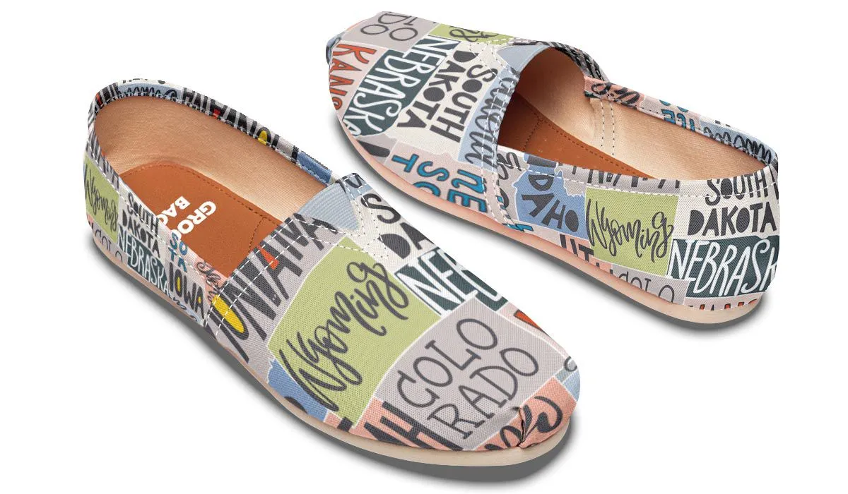 Colorful State Casual Shoes