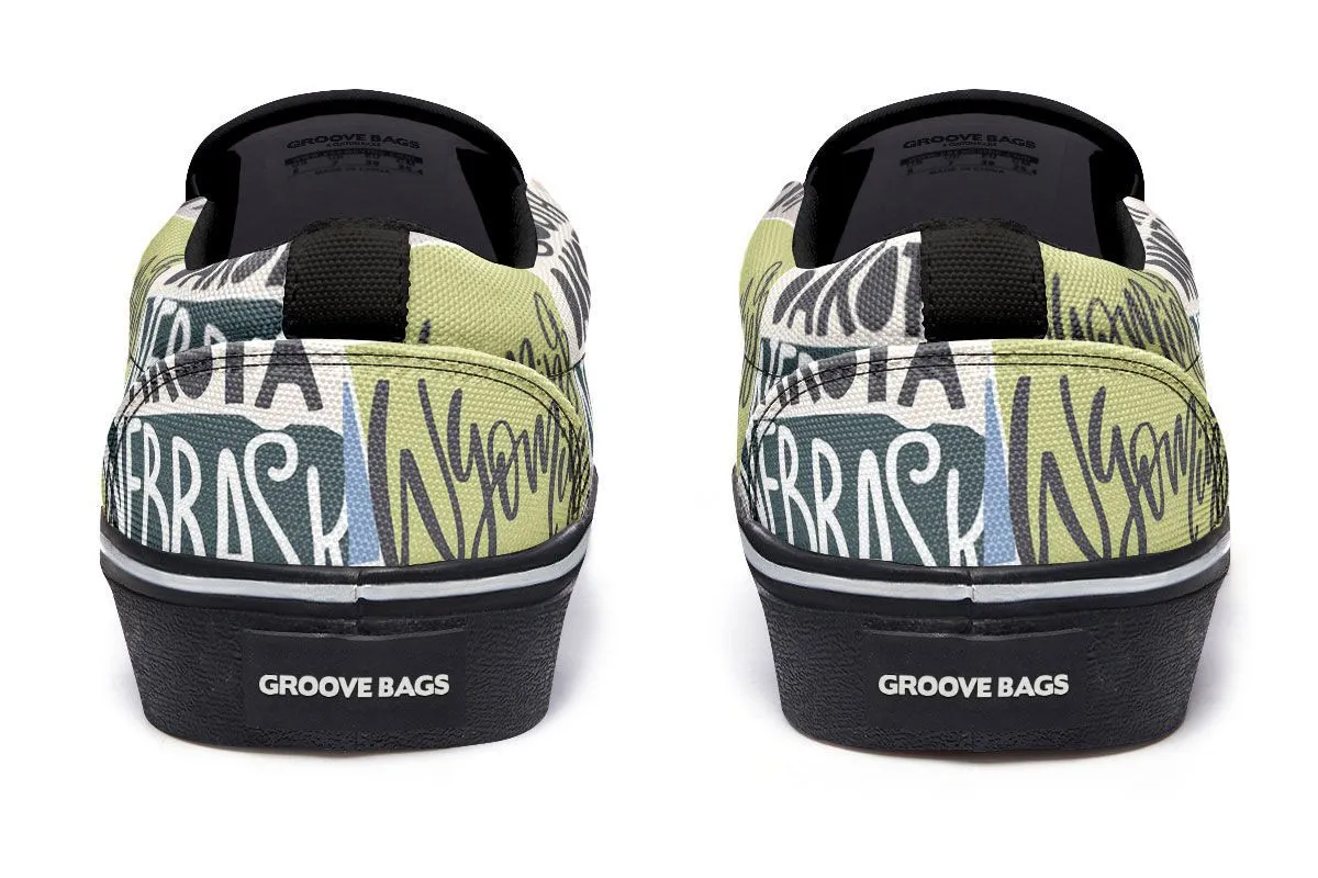 Colorful State Slip-On Shoes