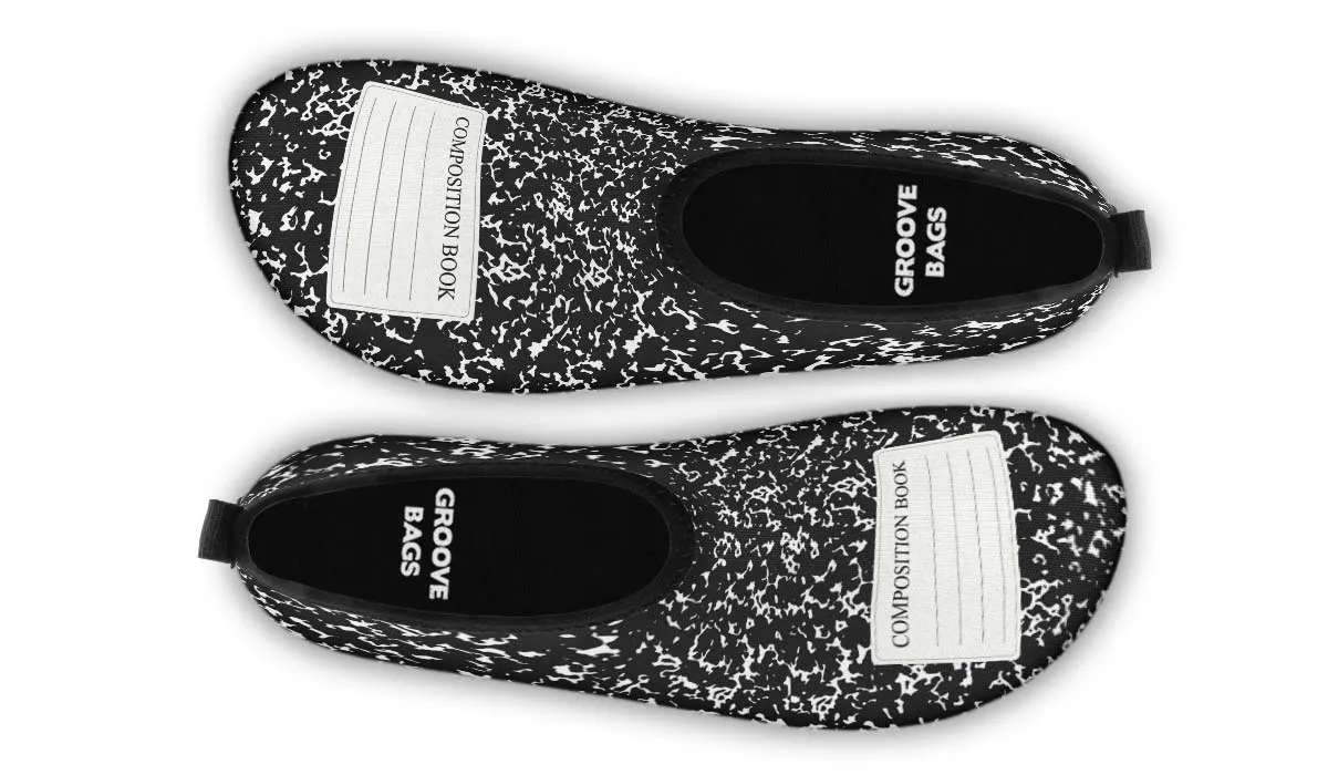 Composition Book Aqua Barefoot Shoes