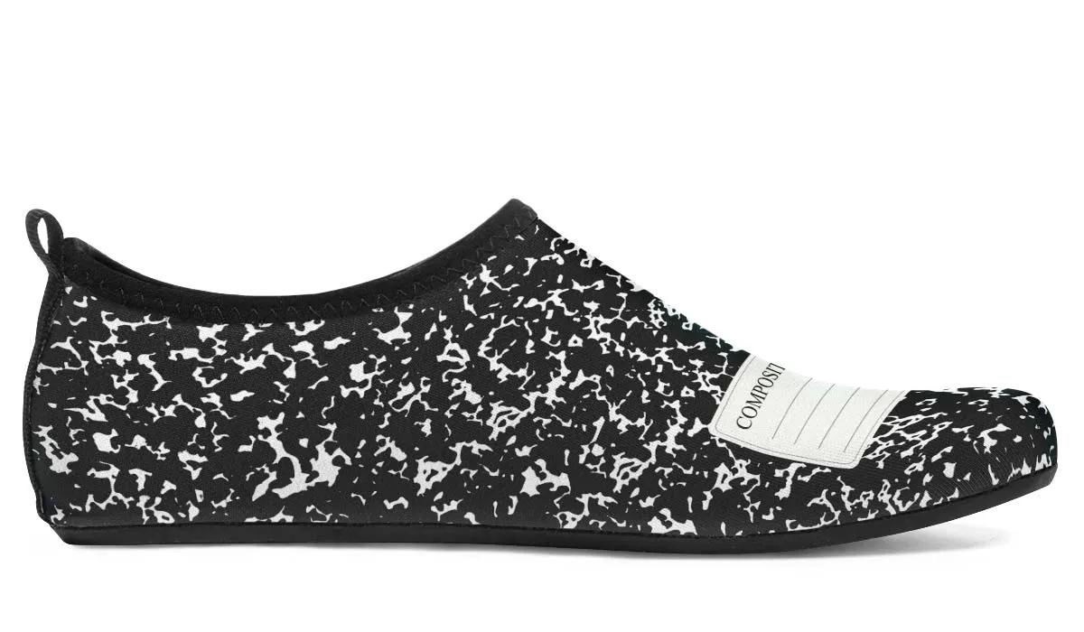 Composition Book Aqua Barefoot Shoes