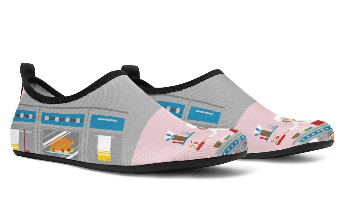 Cooking Boss Aqua Barefoot Shoes