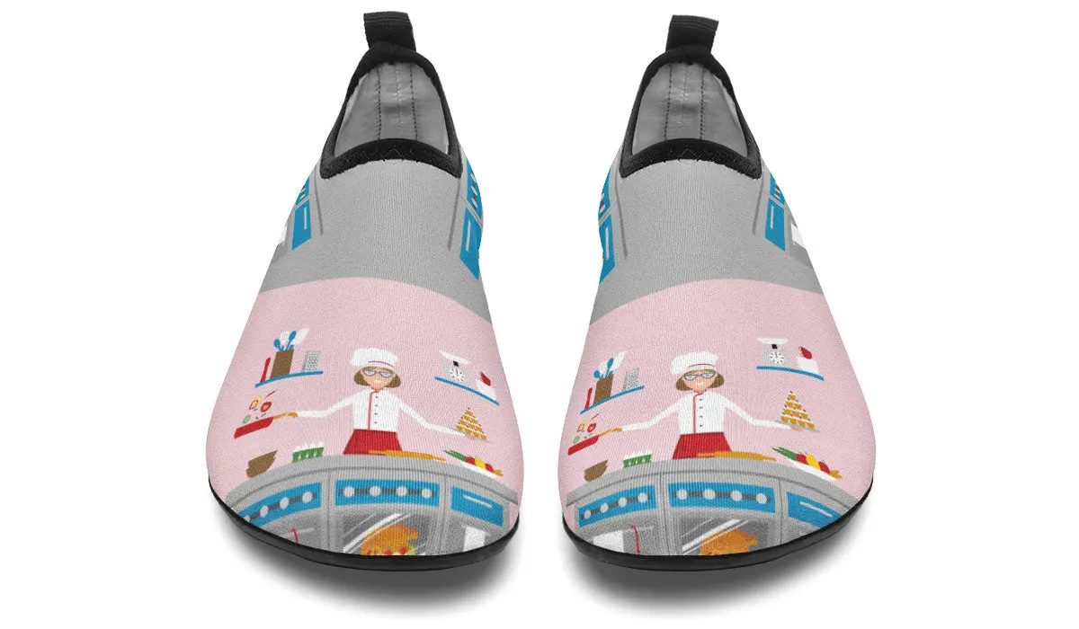 Cooking Boss Aqua Barefoot Shoes
