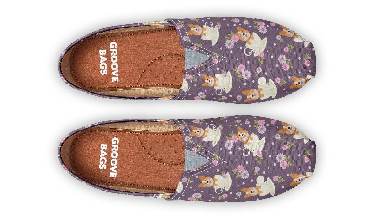 Corgi Cup Of Tea Casual Shoes