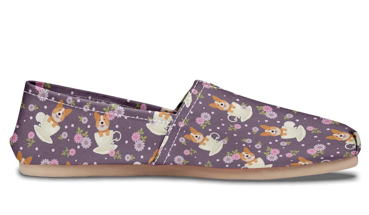 Corgi Cup Of Tea Casual Shoes
