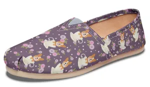 Corgi Cup Of Tea Casual Shoes