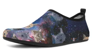 Cosmic Cat Aqua Barefoot Shoes