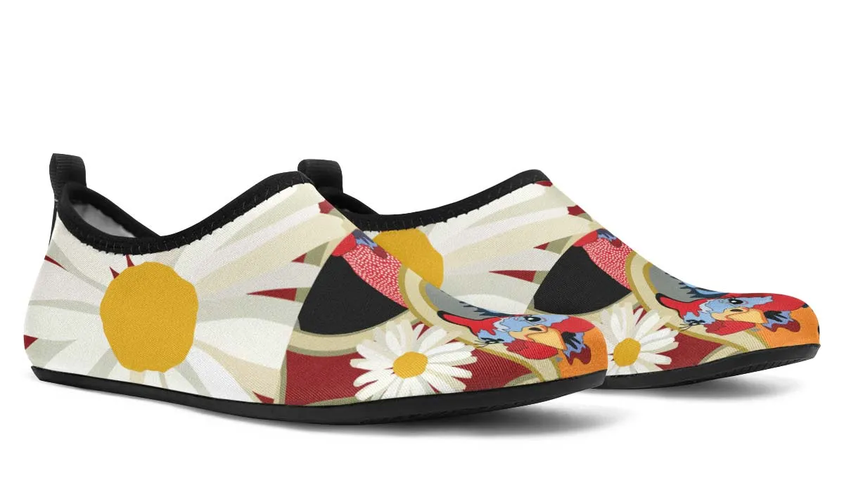 Couple Ol Chickens Aqua Barefoot Shoes