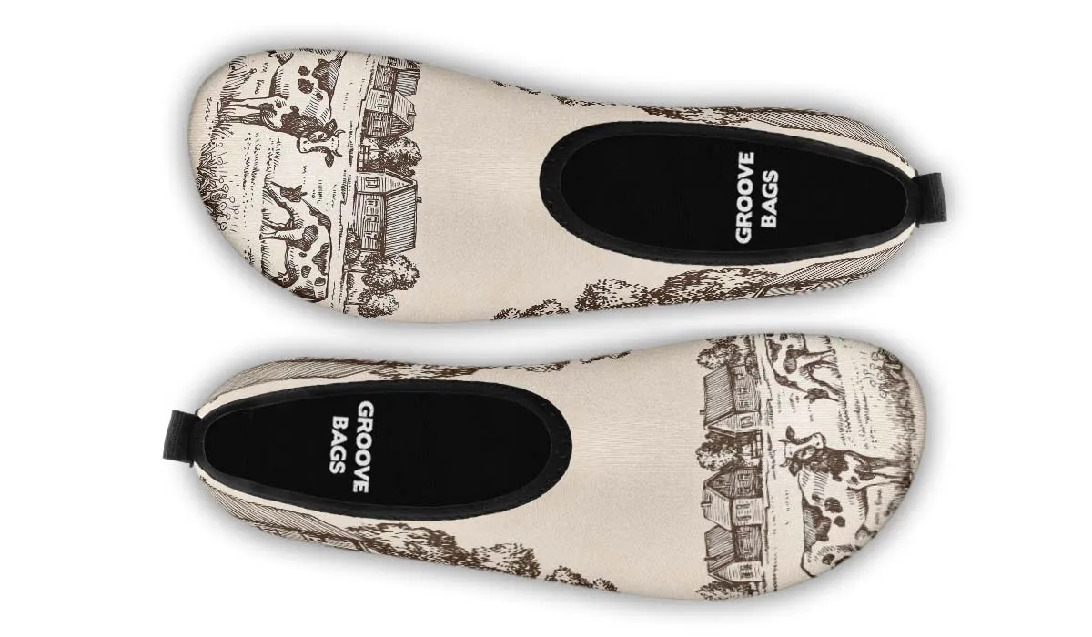 Cow Farm Aqua Barefoot Shoes