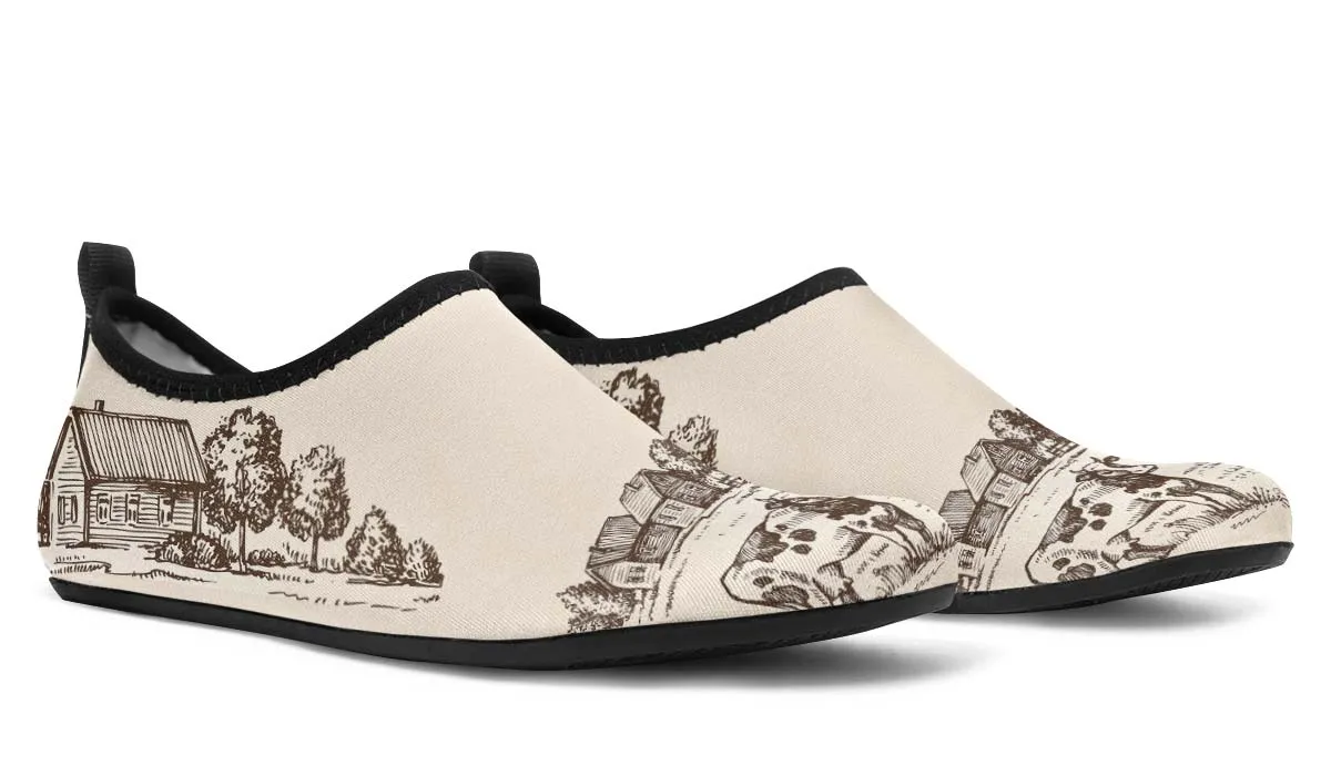 Cow Farm Aqua Barefoot Shoes