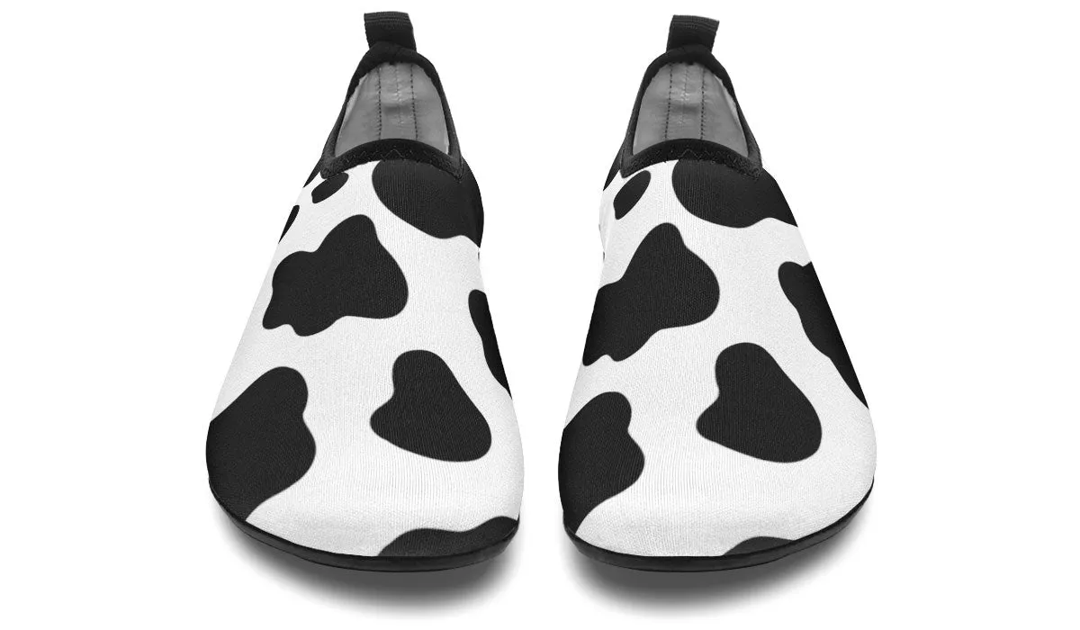 Cow Print Aqua Barefoot Shoes