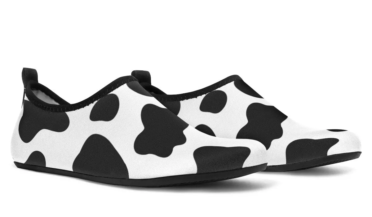 Cow Print Aqua Barefoot Shoes