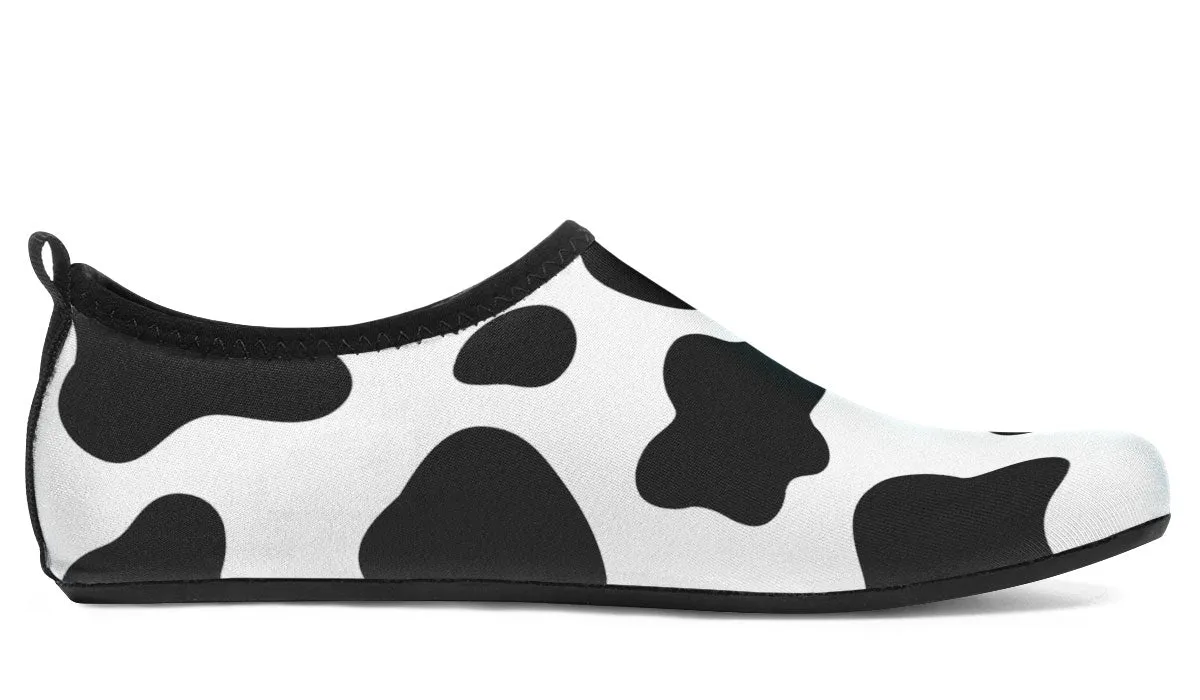 Cow Print Aqua Barefoot Shoes