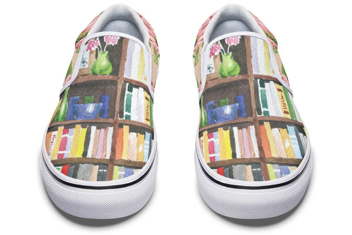 Cozy Library Nook Slip-On Shoes