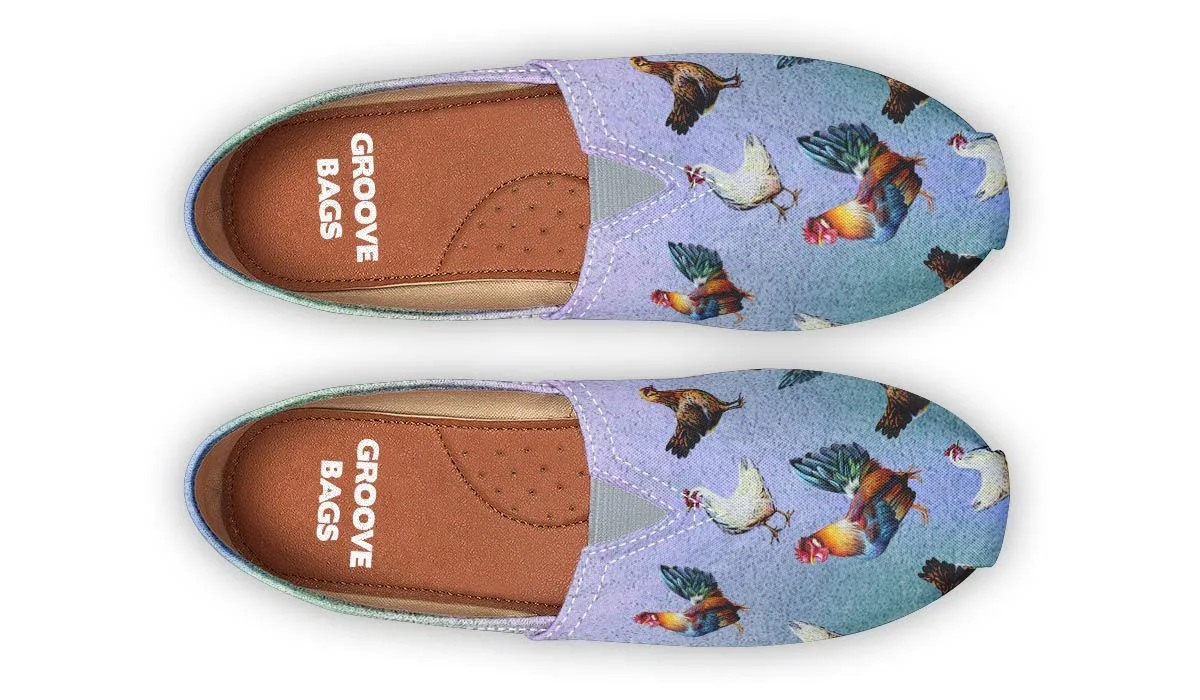 Crazy Chicken Lady Causal Shoes