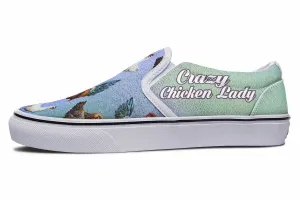 Crazy Chicken Slip-On Shoes