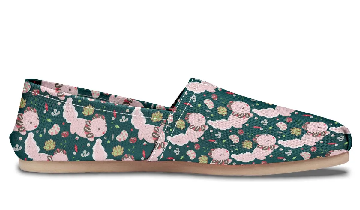 Cute Axolotl Pattern Casual Shoes