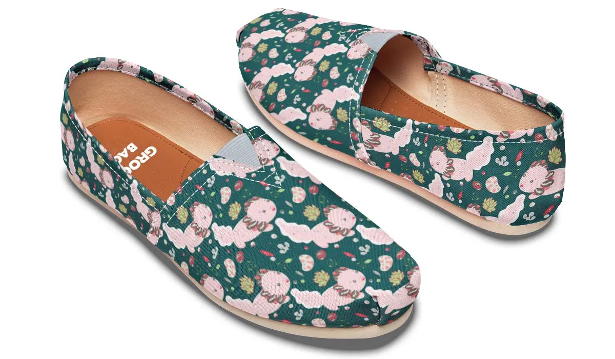 Cute Axolotl Pattern Casual Shoes