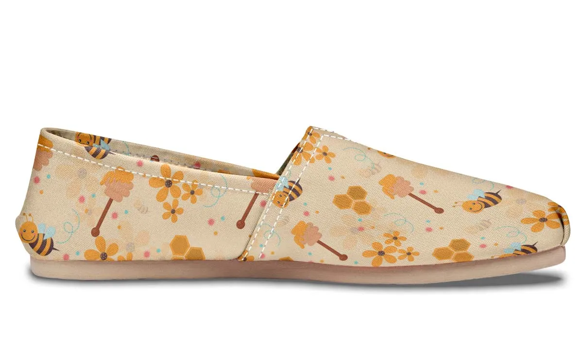 Cute Bumblebee Pattern Casual Shoes