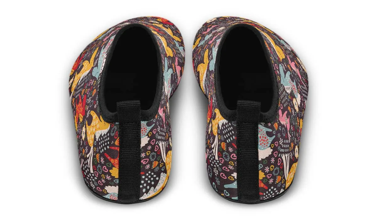 Cute Horse Aqua Barefoot Shoes