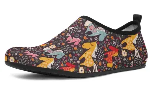 Cute Horse Aqua Barefoot Shoes