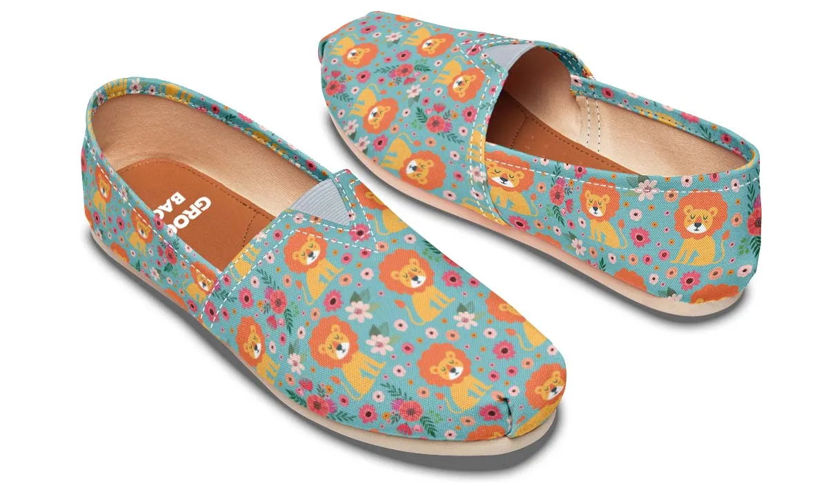 Cute Lion Pattern Casual Shoes