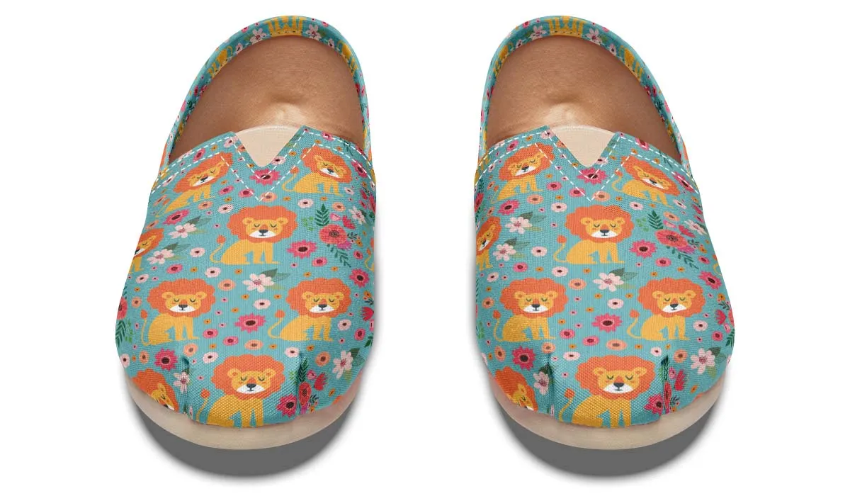 Cute Lion Pattern Casual Shoes