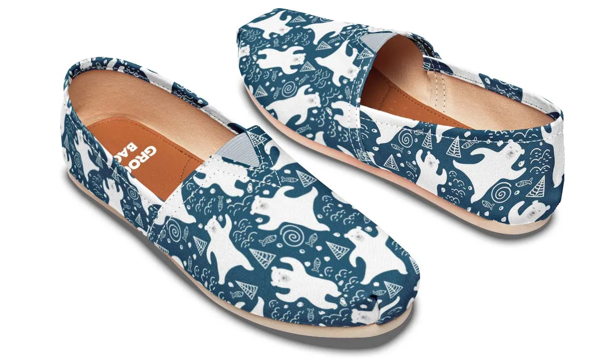 Cute Polar Bears Casual Shoes