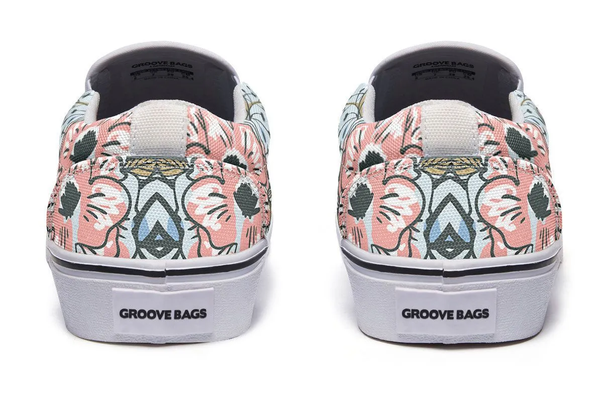 Dachshund Thoughts Slip-On Shoes