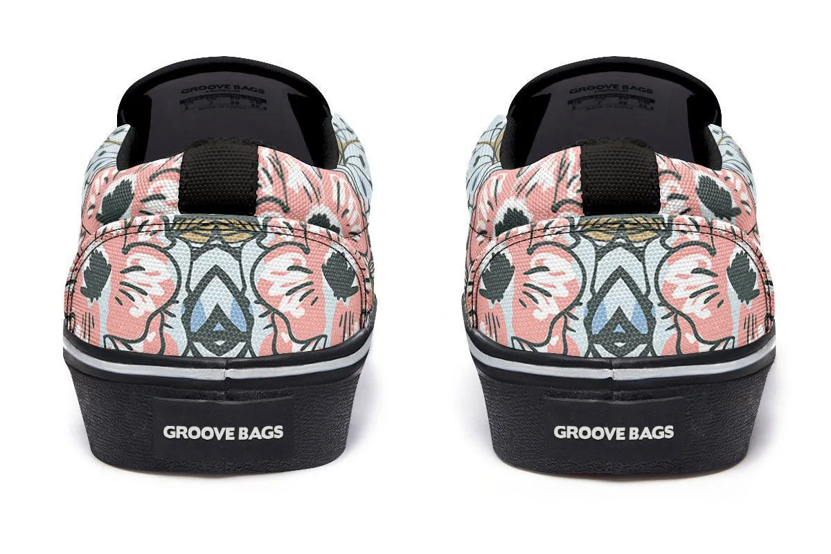 Dachshund Thoughts Slip-On Shoes