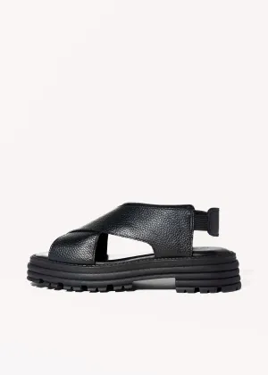 Dafne Leather Sandal