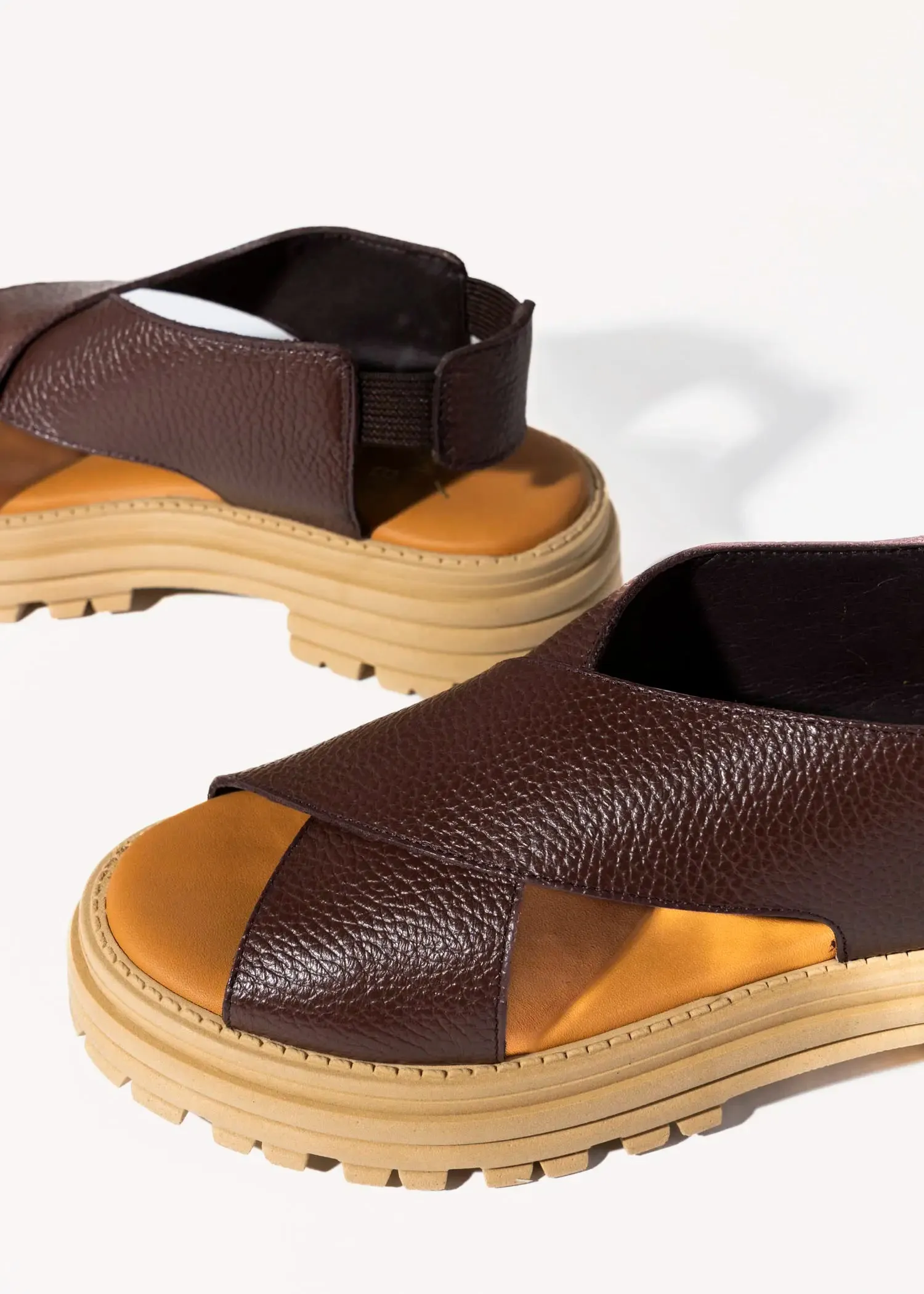 Dafne Leather Sandal
