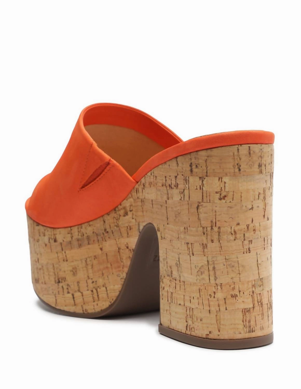 Dalle Cutout Nubuck Sandal In Orange