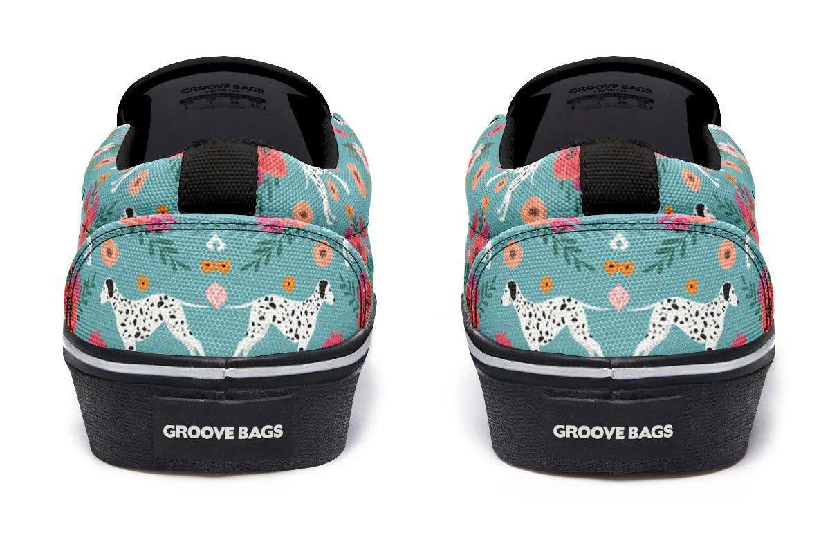 Dalmatian Flower Slip-On Shoes
