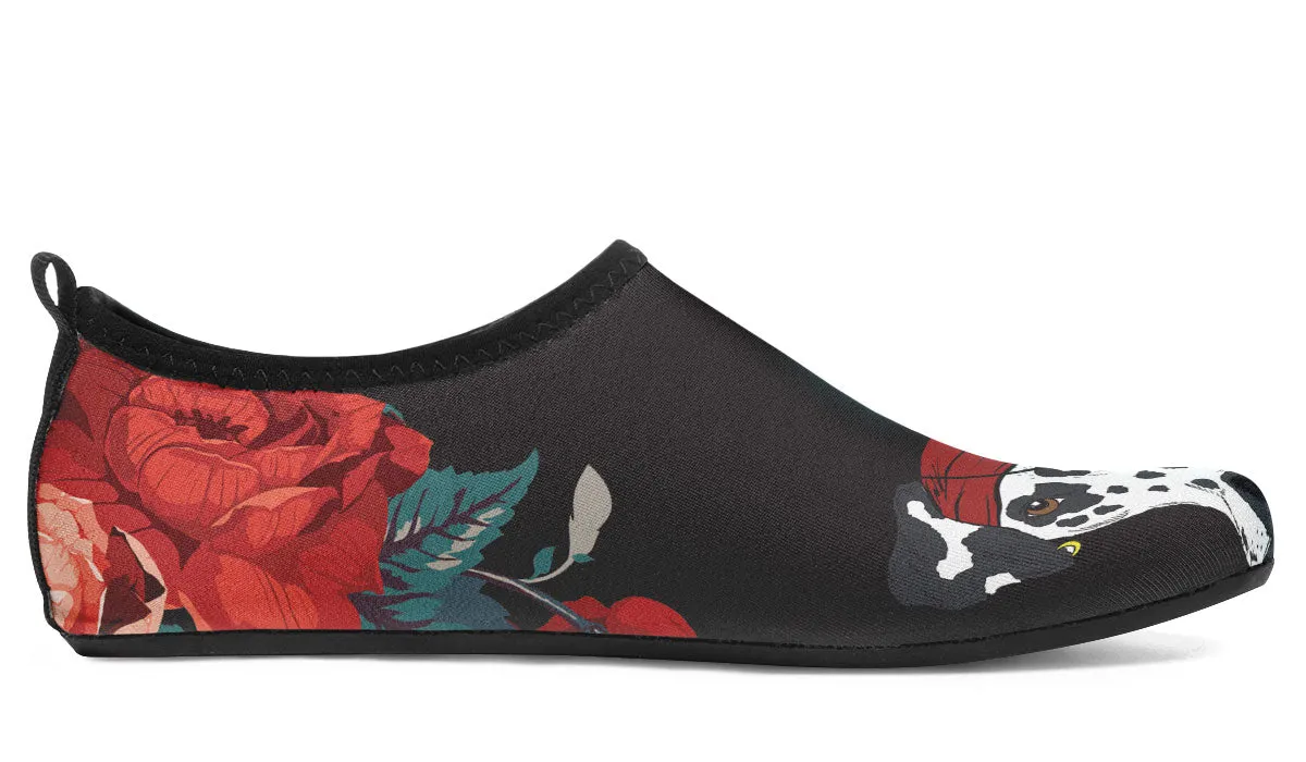 Dalmatian Pirate Aqua Barefoot Shoes