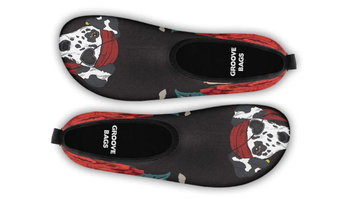 Dalmatian Pirate Aqua Barefoot Shoes
