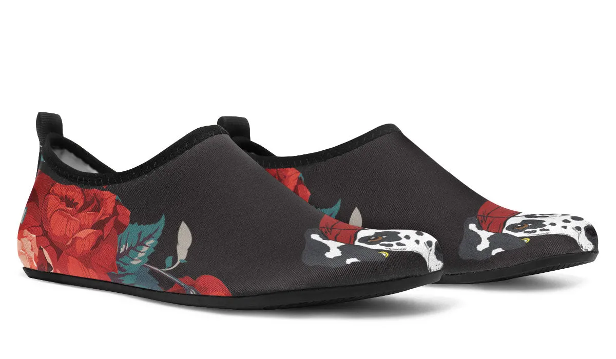 Dalmatian Pirate Aqua Barefoot Shoes