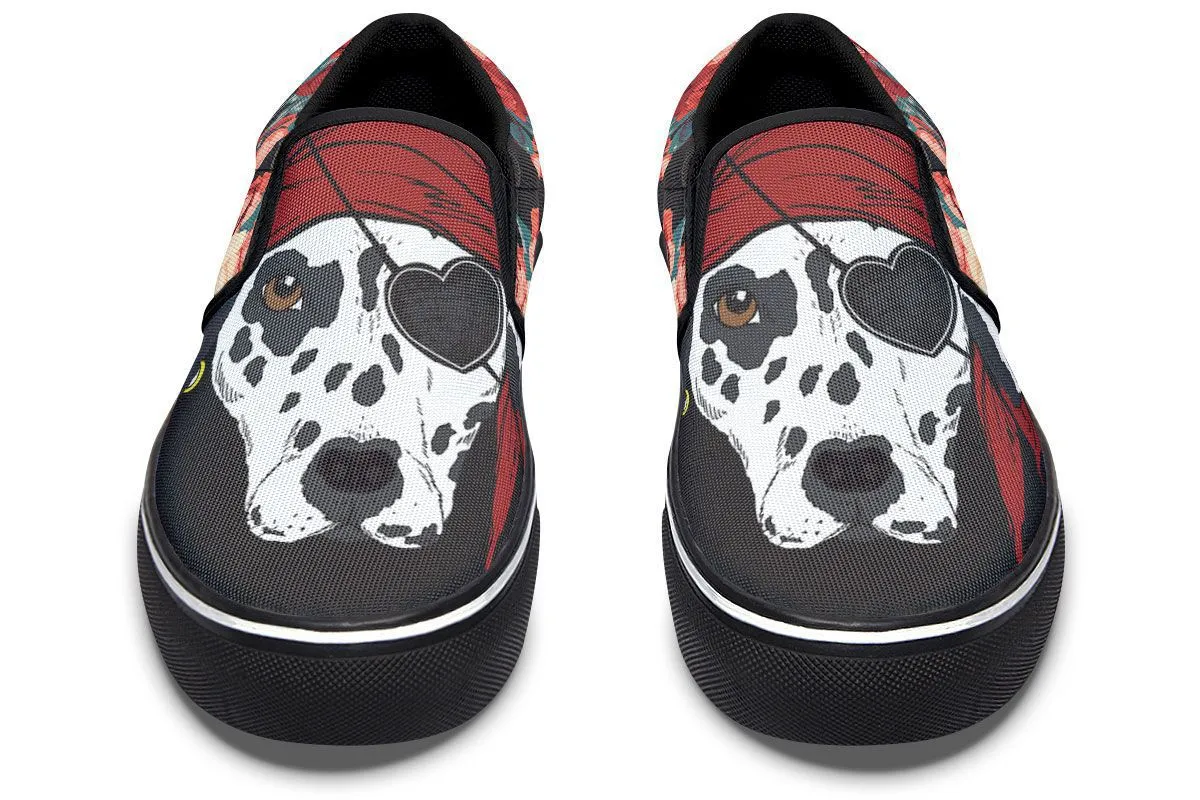 Dalmatian Pirate Slip-On Shoes
